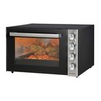 Kumtel LX-9645 Siyah Piliç Çevirmeli Siyah Turbo 70 lt Midi Fırın