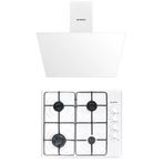 Kumtel M6-40BF - DA6-833 Beyaz 2'li Ankastre Set