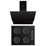 Kumtel Plus 2'li Siyah Ankastre Set (ocak-davlumbaz) Antrasit