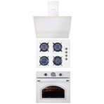 Kumtel Rustik Bej DA6 835 - KO 40 TAHDF - B66 SF2 3'lü Ankastre Set