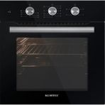 Kumtel Turbo Fanlı Siyah Ankastre Fırın B66 - SF2 ( 4 pro 3 düğme )
