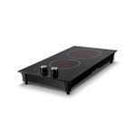 Kumtel V3-02P 2'li Vitroseramik Elektrikli Domino Set Üstü Ocak