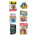 Kumtoys Cam Mozaik Taş Boyama Cam Vitray Kuş Evi Carpet Halı Pul Sanatı Efsane Set RKDP-02