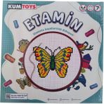 Kumtoys Etamin Sanatı Seti 5+ Yaş İçin Eğlenceli El İşi Parçaları ve Malzemeleri