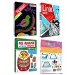 Kumtoys Filografi Sanatı + Linol Baskı + Taş Boyama + Halı Dokuma (4’lü Set) KümeK4lüset0057