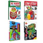 KumToys Taş Boyama & Cam Vitray & Jel Mozaik & Pul Sanatı Etkinlik Seti