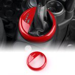 KUNGKIC ABS Kontrol Paneli Çerçevesi Otomatik Motorlu Araç Şanzımanı Mini Cooper R50 R52 R53 2001 2002 2003 2004 2005 2006 için Otomobil İç Mekan Aksesuarları (Kırmızı)