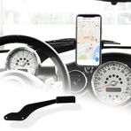 KUNGKIC Araç Cep Telefonu Tutucu Ayarlanabilir Araç Telefon Tutucu Mini Cooper R50 R52 R53 ile Uyumlu Aksesuar İç Mekan 360° Döndürme Çinko Alaşım ABS (Klips)