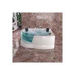 Kuntbay 170 x 170 H 65 Köşe Oval Camlı Jakuzi