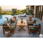 Kunter Mobilya Bahçe / Balkon / Veranda Oturma Grubu - Naturel