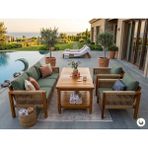 Kunter Mobilya Bahçe / Balkon / Veranda Oturma Grubu - Naturel