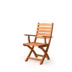 Kunter Mobilya Katlanır Kollu 1 Adet Sandalye Ahşap Bahçe/balkon