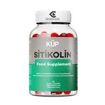 Küp İlaç Sitikolin Fosfatidilserin L-Tirozin Rhodiola Ginko Biloba ve Vitamin B6 , B12 Içeren 30 Adet Gummy Takviye Edici Gıda