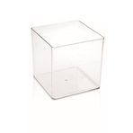 Küp Saksı 2,8 Litre 15 Cm Şeffaf Kristal Saksı