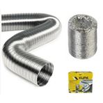Kupa Alüminyum Aspiratör Borusu 120 MM. - 2 M