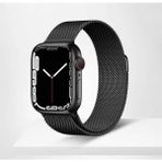 Kupa Apple Watch Uyumlu 7 45MM Metal Kordon Tel Örgü Tasarım Mıknatıslı Renkli Şık Kayış - Vintage