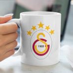 Kupa Bardak - Galatasaray Arması Desenli Kupa Bardak - Hediyelik Kupa Bardak - 1 Adet - 200 ml