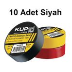 Kupa Elektrik İzole Bandı Siyah 10 Adet