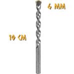 Kupa Hırdavat Kupa Tyson Beton-Duvar Delici Elmas Matkap Ucu - 6 Mm. - 10 cm. - 2 Adet - Gri - 6 mm. 10 cm.