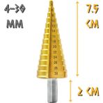 Kupa Hırdavat Kupa Tyson Çam Panç Kademeli Matkap Ucu - 4-30 Mm. - Sarı
