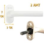 Kupa Hırdavat Pvc Pimapen Pencere-Kapı Kolu - 2 Adet