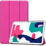 Kupa Huawei Matepad 10.4 Kılıf Deri Görünüm Standlı Kapak Tam Koruma Tablet Kılıfı - Pembe