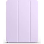 Kupa iPad Air 10.9 2022 (5.nesil) Kılıf Darbe Emici Tam Koruma Kalem Bölmesi Standlı Pu Deri Kapak - Lila