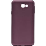 Kupa Samsung Galaxy A7 2017 Kılıf Kamera Korumalı Ince Darbe Emici Leke Tutmaz Silikon Kapak Mürdüm