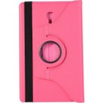 Kupa Samsung Galaxy Tab S4 T830 Kılıf Uyku Modu Standlı 360 Dönebilen Tam Koruma Tablet Kılıfı Akıllı - Koyu Pembe