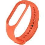 Kupa Xiaomi Mi Band 7 Kordon Spor Silikon Soft Pürüzsüz Şık Görünüm Kayış - Turuncu