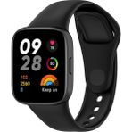 Kupa Xiaomi Redmi Watch 3 Kordon Yumuşak Suya Dayanıklı Ayarlabilir Spor Silikon Akıllı Saat Kordon - Turkuaz