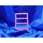 Küpe ve Piercing Standı - Masaüstü Takı Organizer ve Sergileme Stantı (Pembe)