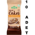 Kupiec 10 Adet Bitter Çikolatalı ve Portakal Parçacıklı Pirinç Patlağı 72 gr - 720 gr