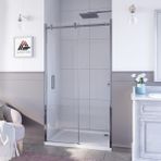 Kupon Duş ve Banyo Sistemleri Sirius D200 1 Sabit Cam 1 Kayar Kapı Parlak Aksam Şeffaf Cam Askılı Sistem Duşakabin H: 200CM - 162 cm