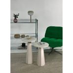 Kuppdesign Lilyum Mantar sehpa İkili Set Krem
