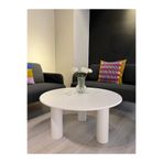 kuppdesign Linen Orta Sehpa Beyaz