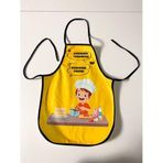 Küppeli Accessories Çocuk Mutfak ve Etkinlik Önlüğü Prens Figürlü 46CM Boy 35CM En Bağlanabilir Tasarımlı Kumaş Önlük
