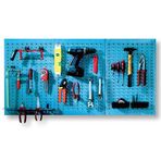 Küpper 120x60 cm 3 Parça Çelik Delikli Duvar Panosu
