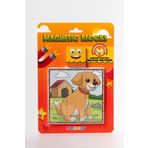 KÜPSS Manyetik Blok Çift Taraflı 9 Parçalı Mıknatıslı Puzzle 2 Görsel Köpek-Eşek YapBoz