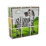 Küpss Safari Hayvanları Manyetik Yapboz (9 Mıknatıslı Küp 6 Puzzle)