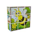 Küpss Uçan Hayvanlar Manyetik Yapboz (9 Mıknatıslı Küp 6 Puzzle)