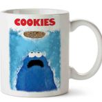 Kurabiye Canavarı Cookies Porselen Kupa Bardak