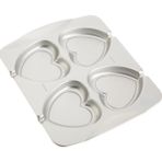Kurabiye Kalıbı Kalpli 4 Lü Set 29*24 Cm