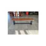 Kural Döküm Metal Ayaklı Ahşap Bench / Soyunma Odası Bankı