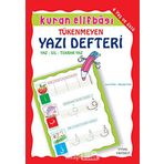 Kur'an Elifbası Tükenmeyen Yazı Defteri (4+ Yaş): (Tükenmez Kalem Hediyeli) (Kapak değişebilir)