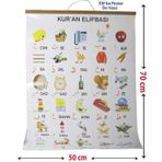 Kur'an Elifbası ve Harekeleri elifba Poster