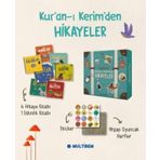 Kuran-ı Kerim'den Hikayeler Seti - 7 Kitap Ahşap Oyuncak Ve Sticker - Kutulu Özel Set