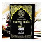 Kuranı Kerim Türkçe Meali Orta boy 16x24 Mealli Kuran Siyah Telefonda Sesli Dinleme Diyanet Mühürlü
