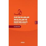 Kuranın Anlam İncelikleri ve Eşsiz Belagatı Rummani