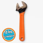 Kurbağacık 12 İnç 300 Mm 30 Cm Metal Sabitleme İngiliz Anahtarı Kurbacık
